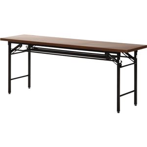 会議テーブル/折りたたみテーブル 【ハイタイプ】 幅180cm×奥行45cm×高さ70cm 4570D
