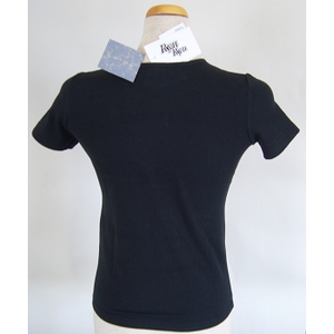 「RyuRyu」ミッキーマウス★スパンコールTシャツ・ブラックM