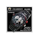 J.HARRISON（ジョンハリソン） 多機能手巻付&自動巻 腕時計 JH-015BK.W