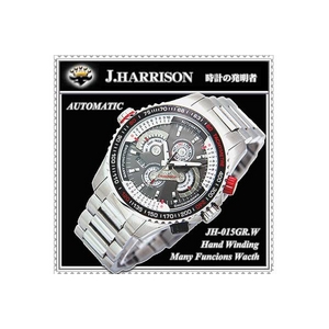 J.HARRISON（ジョンハリソン） 多機能手巻付&自動巻 腕時計 JH-015GR.W