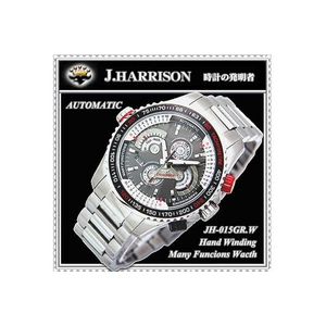 J.HARRISON(ジョンハリソン) 多機能手巻付&自動巻 腕時計 JH-015GR.W