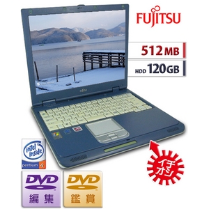 �y�������Ãm�[�g�p�\�R���z�yPentium4/512MB/120GB�zDVD�R�s�[&�ҏW��FMV-NU3��