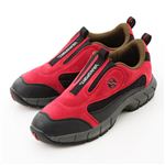 VANSPORT（ヴァンスポーツ） スニーカー フェイクスムース・スエードカジュアルモック VA3260 スリッポン レッド Lサイズ