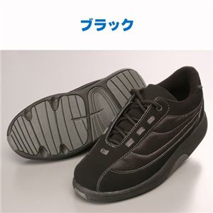 Dr.heelesウォーキングシューズ　カジュアル ブラック 24.5cm
