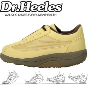 Dr.heelesウォーキングシューズ　カジュアル ベージュ 24.5cm