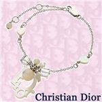 【在庫処分特価】Christian Dior（クリスチャンディオール） ブレスレット ピンクロゴパールブレスレット D14515