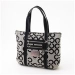 COACH(コーチ) トートバッグ POPPY 14530SV/BW・BlackGrey