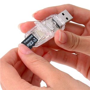 microSD USBメモリー変換ケース