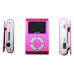 超小型MicroSD挿入型MP3プレーヤー PI(ピンク)