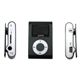 超小型MicroSD挿入型MP3プレーヤー BK(ブラック)