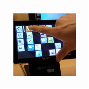 マルチメディア機能搭載タッチサブモニタ FingerVU 706 BLACK