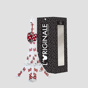 merciGustave! Disney ディズニー ミッキー＆ミニー ビッグエッフェル塔 L'ORIGINALE MINNIE　大きさ30cm超でプレミアムナンバー付き！