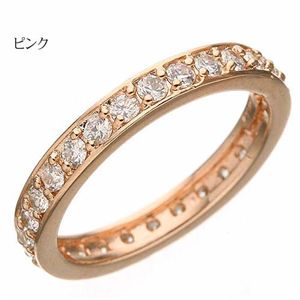 ピンク フルエタニティリング9号