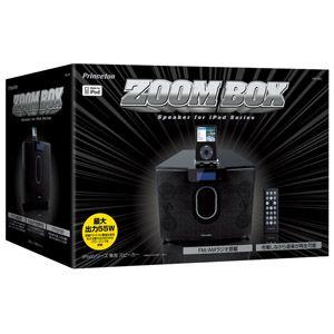Princeton 2.1chマルチメディアスピーカー ZOOM BOX PSP-ZBB（iPod対応）