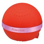 Princeton（プリンストン） バッテリー式ボールスピーカー PSP-B1 レッド