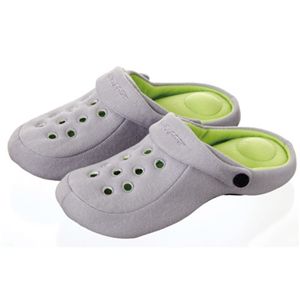 脚美的スリッパ ぐぐっぱ2足組 グレー 2足