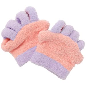 眠れる森の5本指ふわもこソックス 足指タイプ ピンク【2個セット】