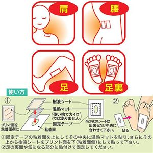 イキイキ樹液シート温熱マット付 12枚入