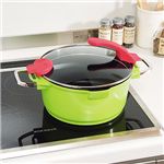 ペペペントラIH対応深型調理パン 24cm グリーン