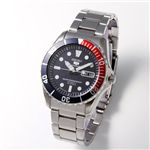 SEIKO(セイコー) SEIKO 5 スポーツ メンズ ブレスウォッチ SNZF15J1／ブラック・ドット