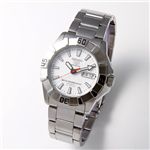 SEIKO(セイコー) SEIKO 5 スポーツ メンズ ブレスウォッチ SNZF55J1／ホワイト・バー