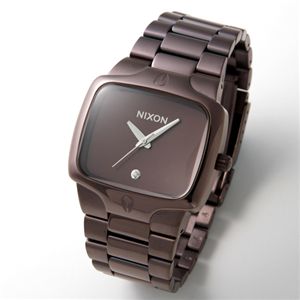 NIXON(ニクソン) PLAYER メンズ ブレス ウォッチ 1Pダイヤ A-140 A140-471/ブラウン×ブラウン