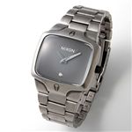 NIXON(ニクソン) PLAYER メンズ ブレス ウォッチ 1Pダイヤ A-140 A140-479/ブラック×シルバー