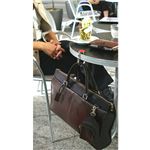 youta/ヨータ イタリアンレザー バッグハンガー ブッテーロ◆priyo/be-etcY-0012 ブラック