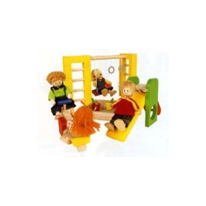 ★PLAN TOYSの木製玩具（木のおもちゃ）★7153★ 公園プレイグラウンド