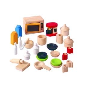 ★PLAN TOYSの木製玩具（木のおもちゃ）★9406★ キッチン＆テーブルウェアアクセサリー