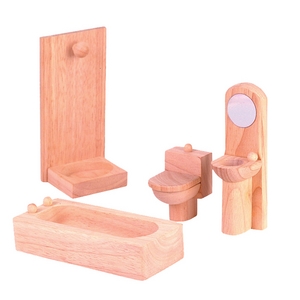 ★PLAN TOYSの木製玩具（木のおもちゃ）★9014★ クラシックバスルーム