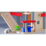 ★PLAN TOYSの木製玩具（木のおもちゃ）★6227★ パーキングガレージ