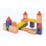 ★PLAN TOYSの木製玩具（木のおもちゃ）★9001★ビルドアンドロール（旧型）