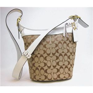 COACH(コーチ) ブリーカーシグネチャーダッフル ホワイト