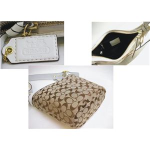 COACH(コーチ) ブリーカーシグネチャーダッフル ホワイト 