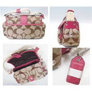 COACH(�R�[�`) �n���v�g���Y �E�B�[�N�G���h �V�O�l�`���[ �|�P�b�g �t���b�v �o�b�N�@�s���N