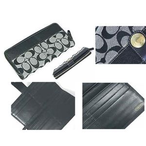 COACH(�R�[�`) �V�O�l�`���[ �X�g���C�v �A�R�[�f�B�I�� �W�b�v �A���E���h �����z�u���b�N 41202