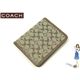COACH(コーチ) シグネチャー トラベル ピクチャー フレーム パスケース ブラウン 60350