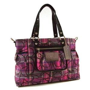 COACH（コーチ）バッグ POPPY（ポピー） シグネチャー サテン ブックトート ピンク マルチカラー 14367