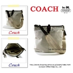COACH（コーチ） MEN'S ショルダーバッグ ハンプトンズ ウォッシュド キャンバス ラージ クロスボディ ホワイト 70271