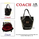 COACH（コーチ） ショルダートートバッグ POPPY ベラ レザー ブラック 14565