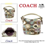 【2010年春モデル】COACH（コーチ） ショルダーバッグ KRISTIN（クリスティン） グラフィック オプアート ホーボー マルチカラー 14860