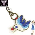 Anna Sui(アナスイ) ラブレターバード キーホルダー ホワイトマルチカラー