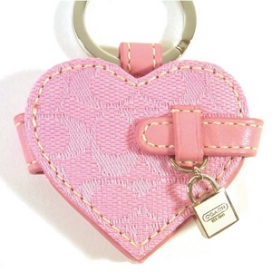 Coach(コーチ) キーホルダー シグネチャー ハート ピクチャー フレーム キーフォブ 92452