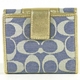 Coach(コーチ) 財布 ペネロピ シャンタン シグネチャー フレンチ パース ブルー 42213