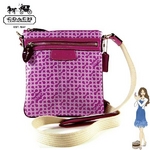 Coach(コーチ) バッグ シグネチャー ペネロピ オプ アート スウィング パック パープル 42206