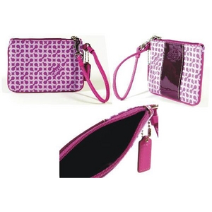 Coach(コーチ) バッグ ペネロピ オプ アート リストレット パープル 42199