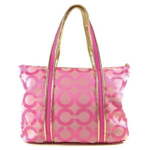 Coach(コーチ) トートバッグ ポピー オプ アート グラム ピンク 13826