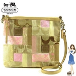 Coach(コーチ) バッグ シグネチャー パッチワーク 2WAY ショルダーバッグ マルチカラー 13723