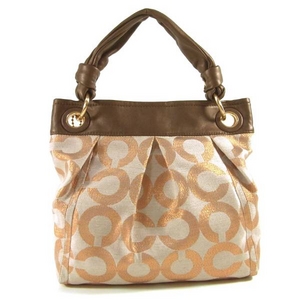 Coach(コーチ) バッグ パーカー オプアート コンバーチブル ヒッピー ブロンズ 13511